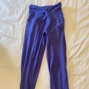 free people movement leggings!!!! XS blue cross leggings